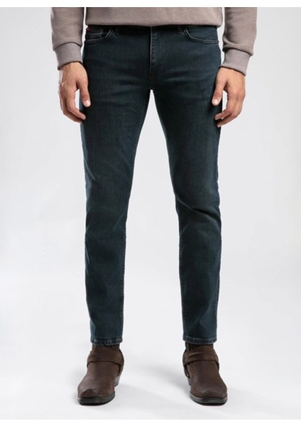 Normal Bel Slim Straight Mavi Erkek Denim Pantolon 261 Lcm 121007 Jagger Ferb Cab Dark fiyatları