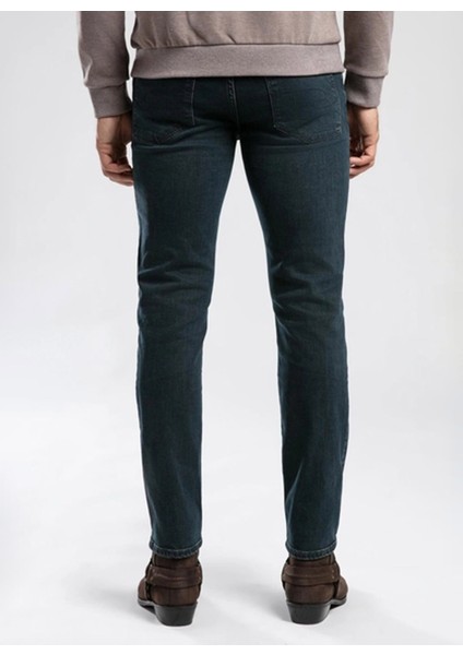 Normal Bel Slim Straight Mavi Erkek Denim Pantolon 261 Lcm 121007 Jagger Ferb Cab Dark fırsatları