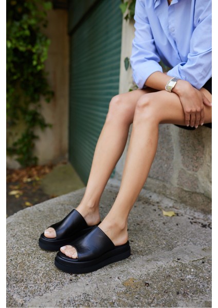 Maxim Kadın Bej Desenli Gercek Deri Terlik indirimleri