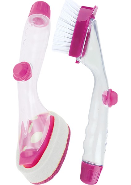 Deterjan Hazneli Bulaşık Süngeri ve Temizlik Fırçası Paketi