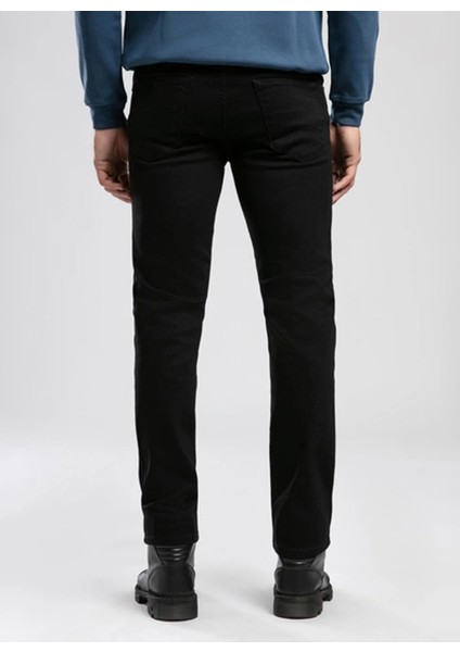 Normal Bel Slim Straight Siyah Erkek Denim Pantolon 261 Lcm 121003 Jagger Stay Black fırsatları