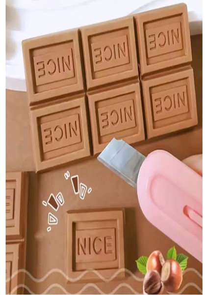 Çikolata Görünümlü Silgi 2 Li 1 Paket Çikolata Kokulu Silgi 2 Li Çikolatalı Kokulu Silgi Iz Bırakmaz Yumuşak fırsatları