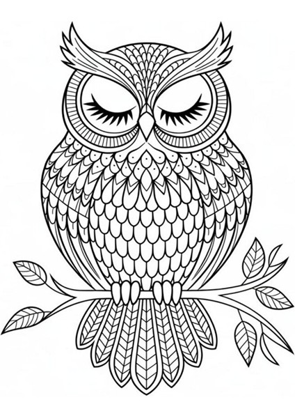 Çocuklar Için Mandala Boyama Kitabı (50 Hayvan Mandala) modelleri