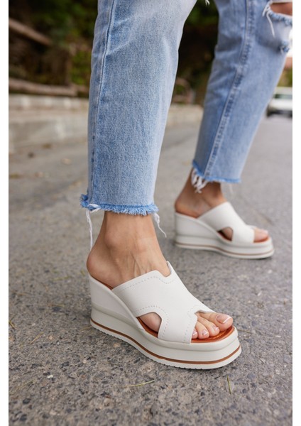 Evelın Kadın Sıyah Gercek Derı Dolgu Taban Terlıj fiyatları