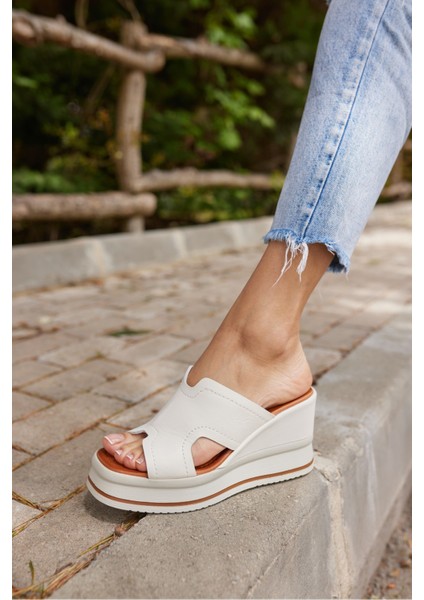 Evelın Kadın Sıyah Gercek Derı Dolgu Taban Terlıj modelleri