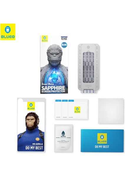 Sapphire iPhone 16 Pro Max Uyumlu Uygulama Aparatlı 9 Mohs %99.99 Orijinal Safir Ekran Koruyucu fiyatları