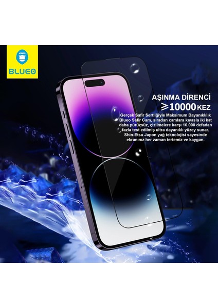 Sapphire iPhone 16 Pro Max Uyumlu Uygulama Aparatlı 9 Mohs %99.99 Orijinal Safir Ekran Koruyucu fırsatları