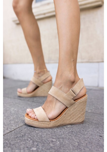 Leo Kadın Altin Gereck Deri Espadril Sandalet fiyatları