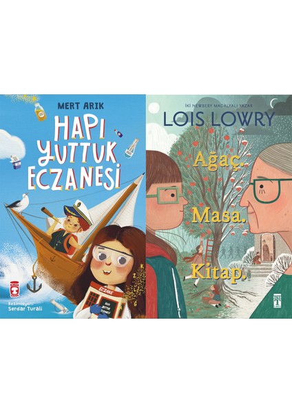 Hapı Yuttuk Eczanesi (Mert Arık) ve Ağaç Masa Kitap (Lois Lowry)