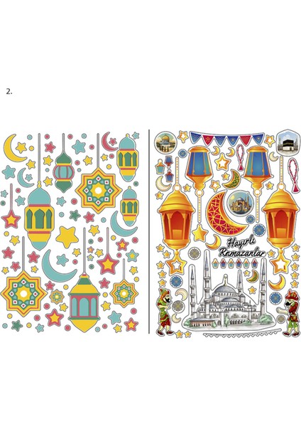 Dekoratif Ramazan Sticker 2li