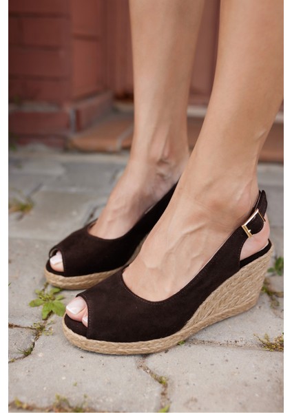 Cancelo Kadın Altın Gercek Deri Espadil Sandalet