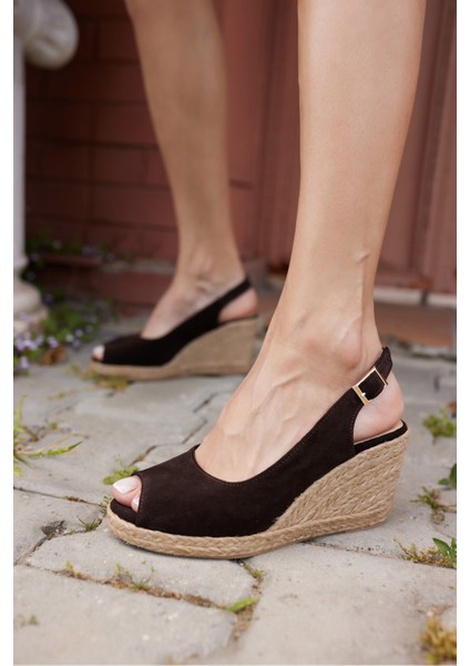 Cancelo Kadın Altın Gercek Deri Espadil Sandalet