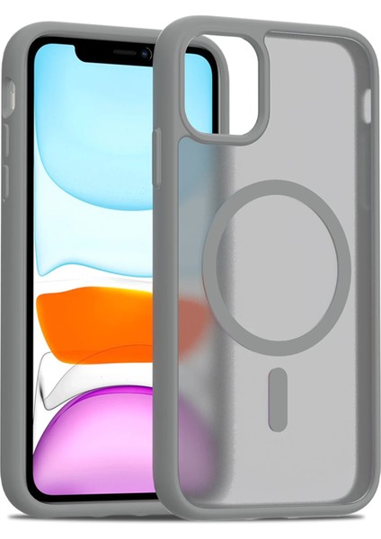 Lvsqvr Joko Iphone 11 Pro Max Jota Magsafe Kapak - Titan Gri