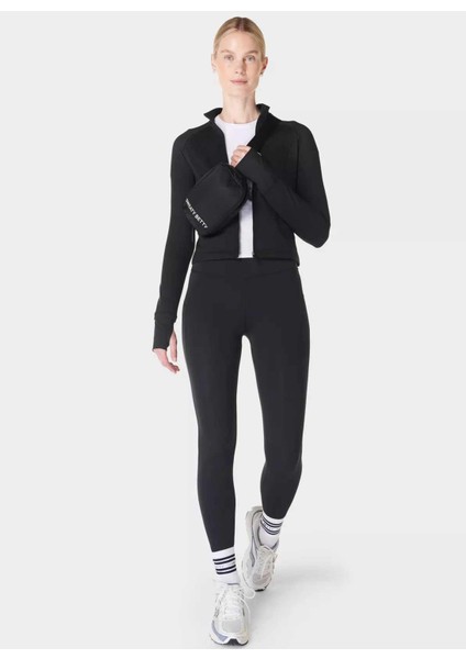 SB10159-001 All Day Actıve Leggıngs Siyah Düz Kadın Tayt