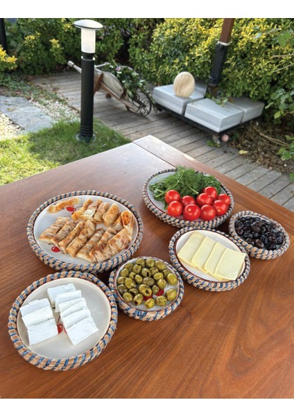 El Yapımı Doğal Ip Sarma Kiraz Desenli 6’lı Sunum & Servis Seti – Rustik ve Dekoratif Sofra Takımı fırsatları