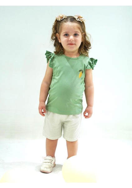 Limon Nakışlı Kız Takım 6-9/9-12/18-24/24-36 Ay