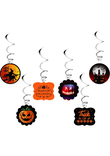 Halloween Temalı Sarkıt Süs 6 Adet fiyatları