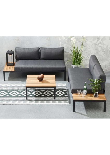 Minosa Bahçe Oturma Takımı Siyah modelleri