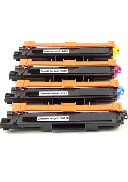 TN-277 (TN277) Çipli 4 Renk Muadil Toner Seti L3551CDW, L3550CDW, L3517CDW, L3510CDW Yazıclarla Uyumlu