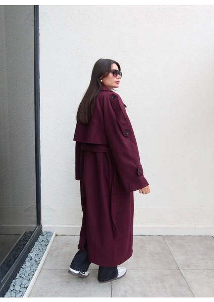 Apolet Detay Kuşaklı Uzun Kaban indirimleri