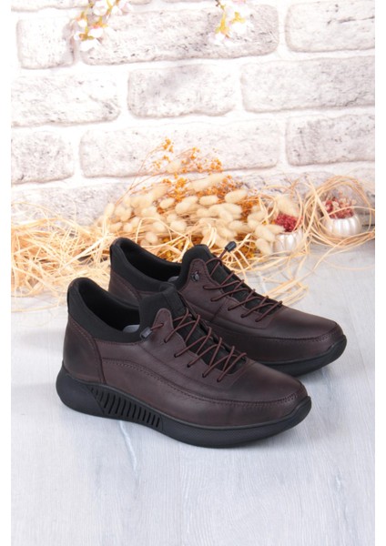 8351 Rahat Kauçuk Taban Orijinal Hakiki Deri Erkek Ayakkabı