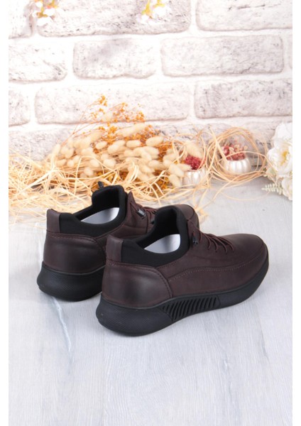 8351 Rahat Kauçuk Taban Orijinal Hakiki Deri Erkek Ayakkabı