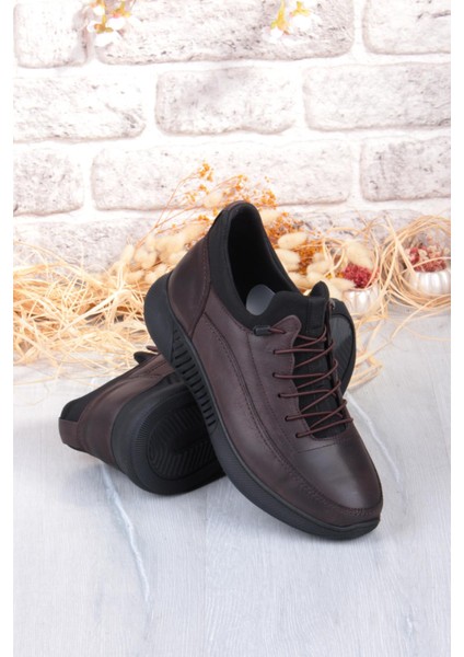 8351 Rahat Kauçuk Taban Orijinal Hakiki Deri Erkek Ayakkabı