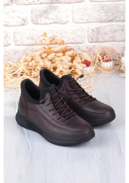 8351 Rahat Kauçuk Taban Orijinal Hakiki Deri Erkek Ayakkabı