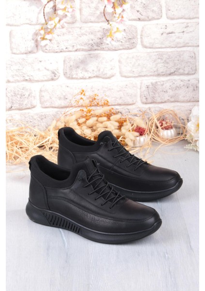 8351 Rahat Kauçuk Taban Orijinal Hakiki Deri Erkek Ayakkabı