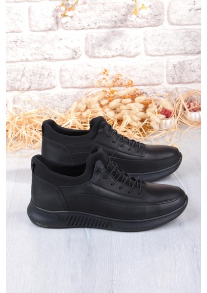 8351 Rahat Kauçuk Taban Orijinal Hakiki Deri Erkek Ayakkabı