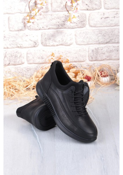 8351 Rahat Kauçuk Taban Orijinal Hakiki Deri Erkek Ayakkabı