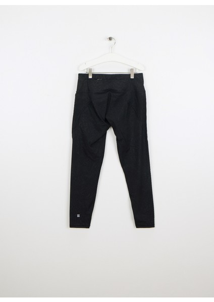 SB5400E78A-001 Power 7/8 Emboss Wor Siyah Düz Kadın Tayt fiyatları