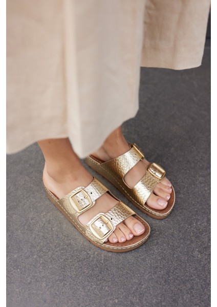 Parsy Kadın Vızon Suet Tokalı Terlık fiyatları