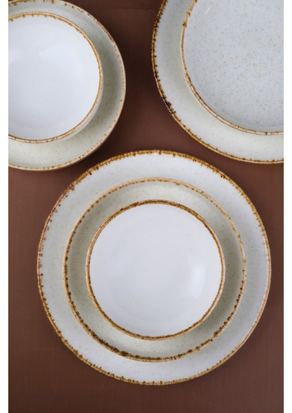 Porselen Sofia Vena Tarçın Yemek Takımı 6 Kişilik 24 Parça S302451103 fiyatları