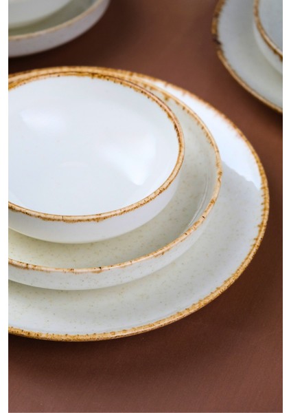 Porselen Sofia Vena Tarçın Yemek Takımı 6 Kişilik 24 Parça S302451103 modelleri