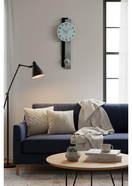 Sarkaçlı Modern Tasarım Duvar Saati