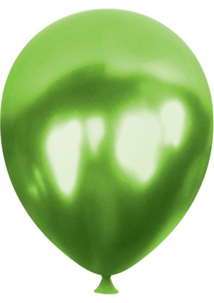 Metalik Balon Baskısız (100 'lü) Yeşil