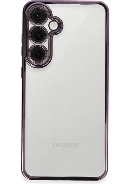 Lvsqvr Newface Samsung Galaxy S24 Fe Kılıf Razer Lensli Silikon - Mor