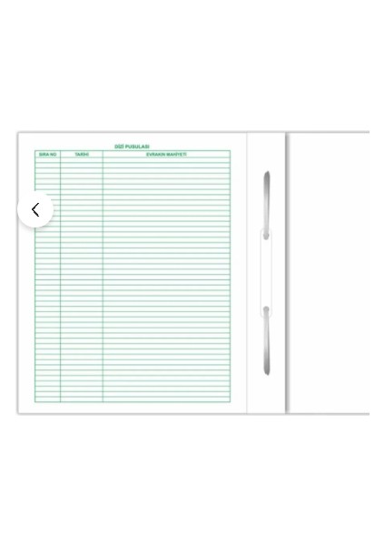 Dava -Avukat- Baro - Hukuk Dosyası Yeşil-Beyaz 50 Li modelleri