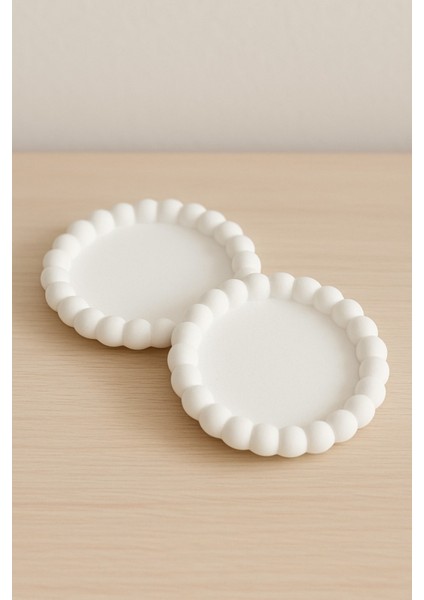 Şekilli Yuvarlak Bubble Dekoratif Tabak fiyatları