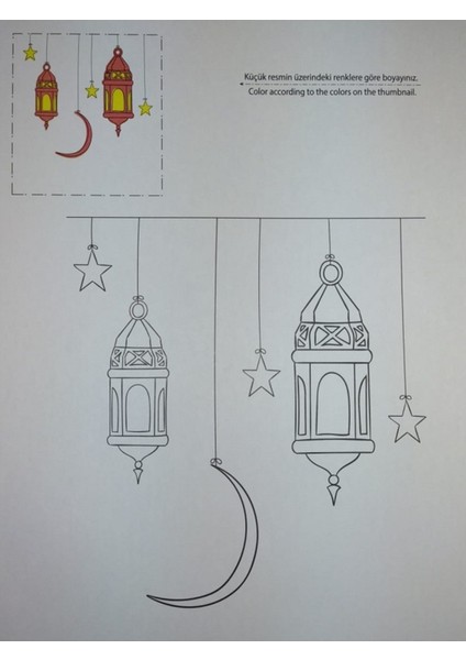 Ramazan 30 Gün Boyama Seti fırsatları