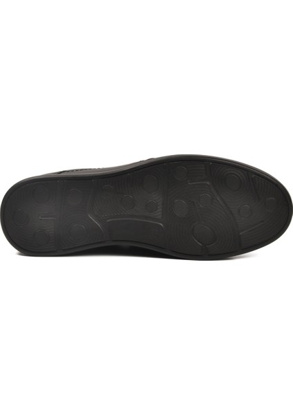 Siyah Hakiki Deri Erkek Günlük Ayakkabı Sensitive 6122 M indirimleri