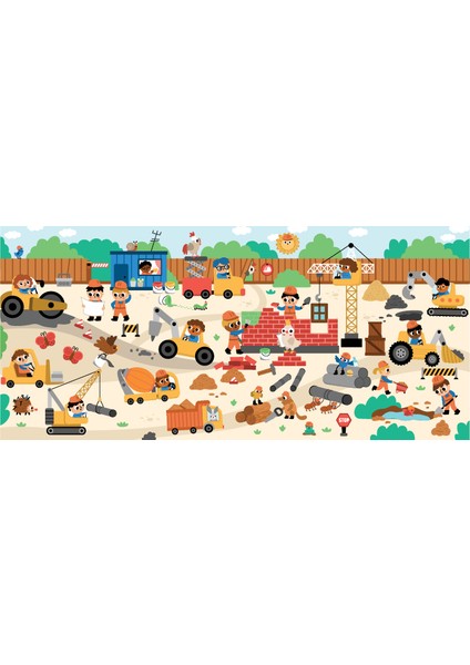 60 Parça Çocuk Puzzle - Tıny Buılders (Minik Inşaatçılar) fiyatları