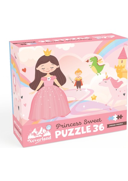 36 Parça Çocuk Puzzle - Prıncess Sweet (Tatlı Prenses)