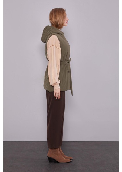 Haki-Bej Yelekli Sweat Spor Takım modelleri