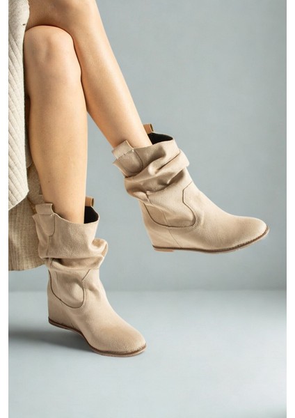 Kadın Krem Süet Bot fiyatları