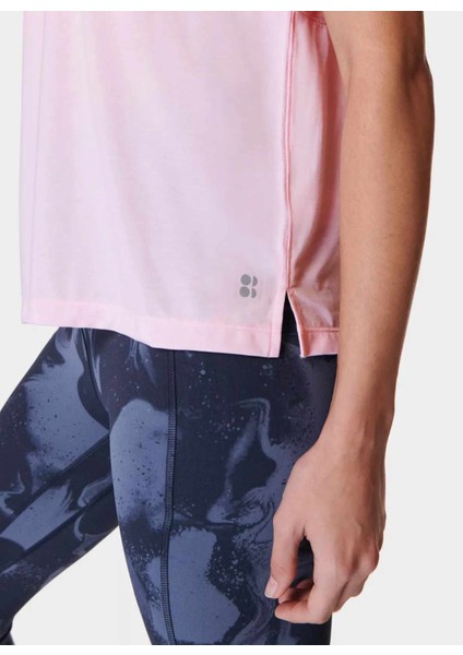 SB9666-660 Soft Flow Studıo Tank Pembe Normal Düz Kadın Atlet fırsatları
