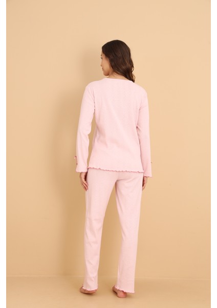MR-8604 Pointel Kumaş Mevsimlik Günlük Kadın Pijama Takımı indirimleri