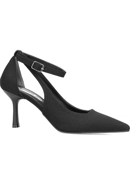 Elit 25KMST1117Z Kadın Klasik Topuklu Ayakkabı Siyah