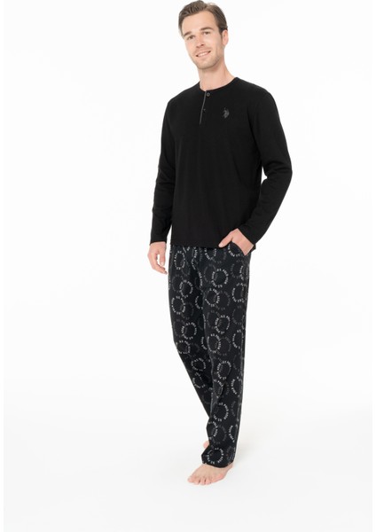 Erkek Siyah Pijama Takım
